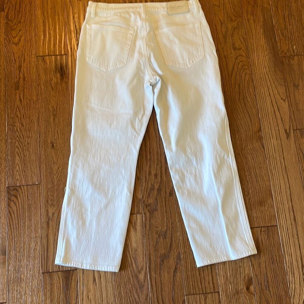 Lucky brand Ava mid rise crop white button fly jeans 29/8 - Picture 11 of 12